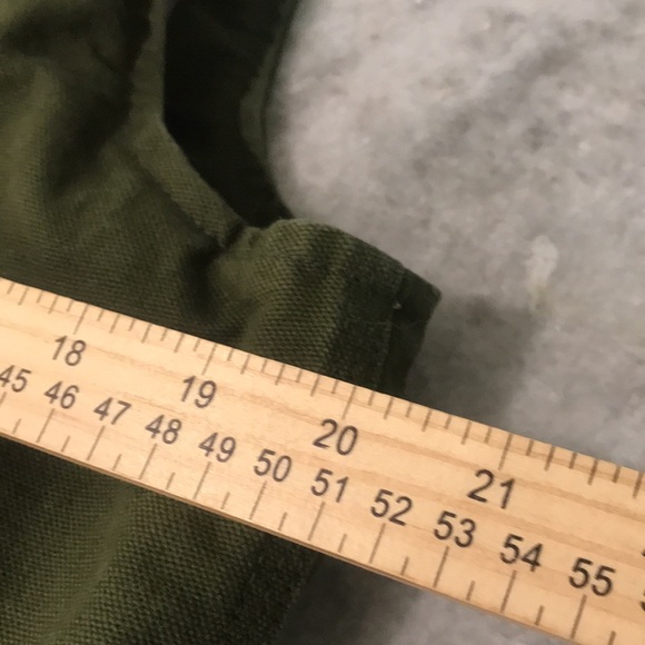 Carhartt Vest Womens Medium Green Duck Sherpa Lined Gorpcore Hiking Western - Picture 11 of 12